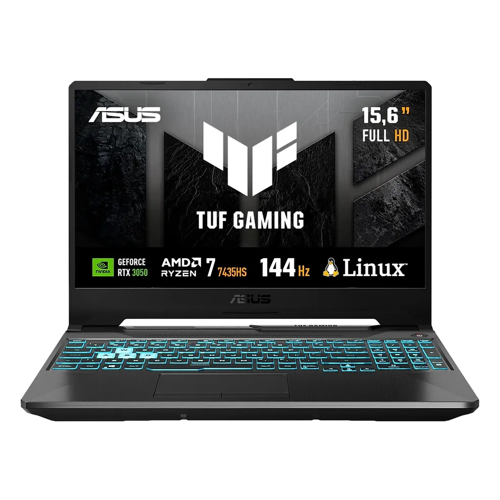 ASUS TUF Gaming A15 — 3º lugar AMD ASUS TUF Gaming A15 — Ryzen 7 com RTX 3050