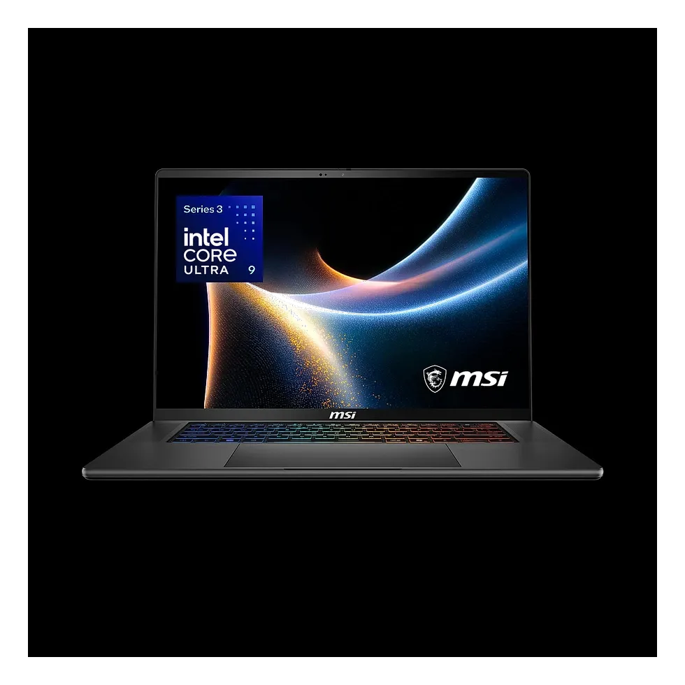 MSI Stealth 16 AI+ — QHD+ OLED 240Hz com Intel Core Ultra 9