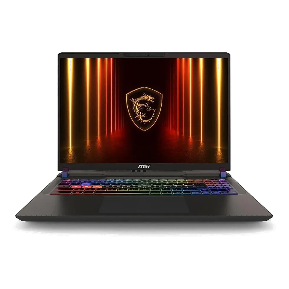 MSI Vector 16 HX AI — 2º lugar geração 50 MSI Vector 16 HX AI — Core Ultra 9 com RTX 5080 16GB