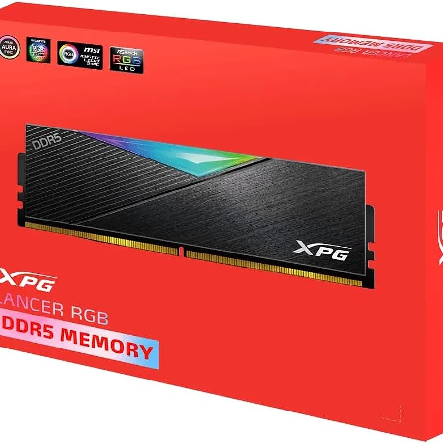 Memória RAM XPG Lancer RGB DDR5 32GB 6000MHz dual channel para plataforma AM5 com Ryzen 7 9700X