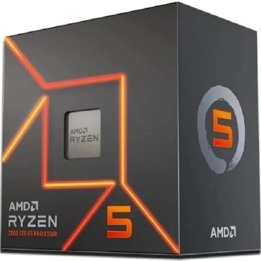 Processador AMD Ryzen 5 7600 AM5 6 núcleos 12 threads para PC gamer