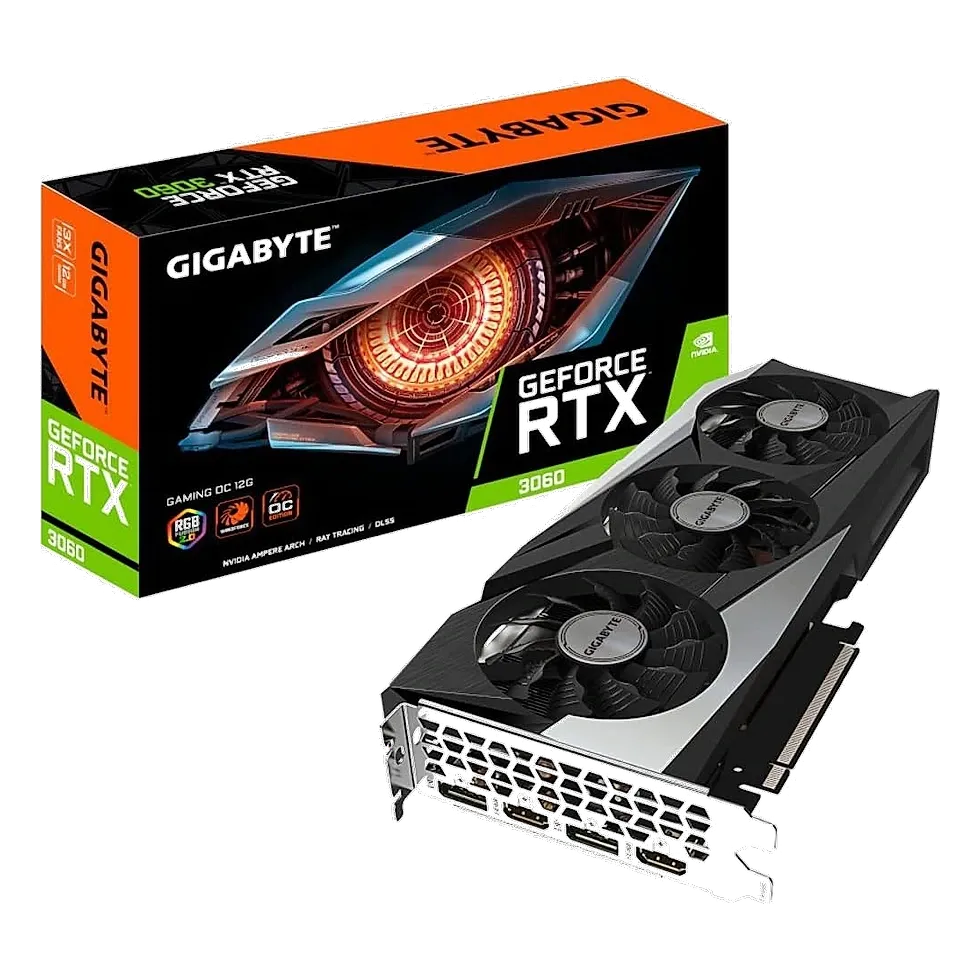 Gigabyte GeForce RTX 3060 Gaming 12GB GDDR6 WindForce 2X placa de vídeo Ampere