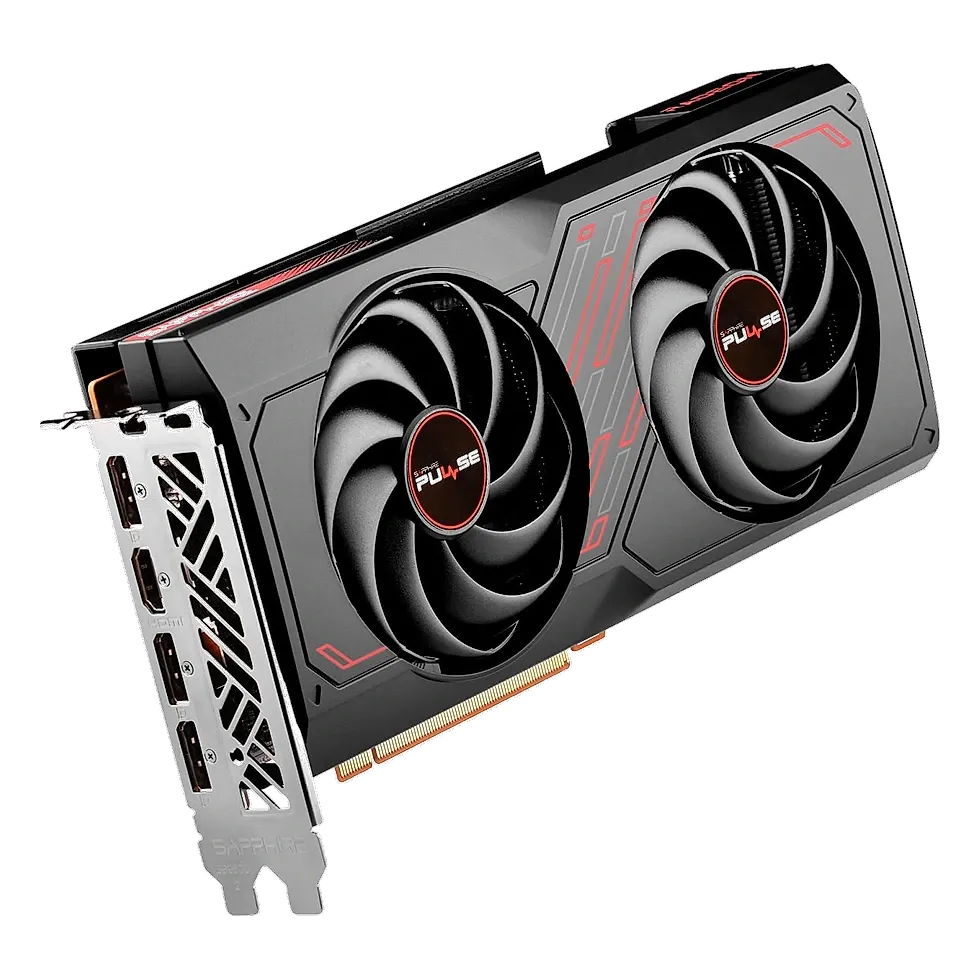 Sapphire Pulse AMD Radeon RX 7600 8GB GDDR6 placa de vídeo RDNA 3 eficiente silenciosa