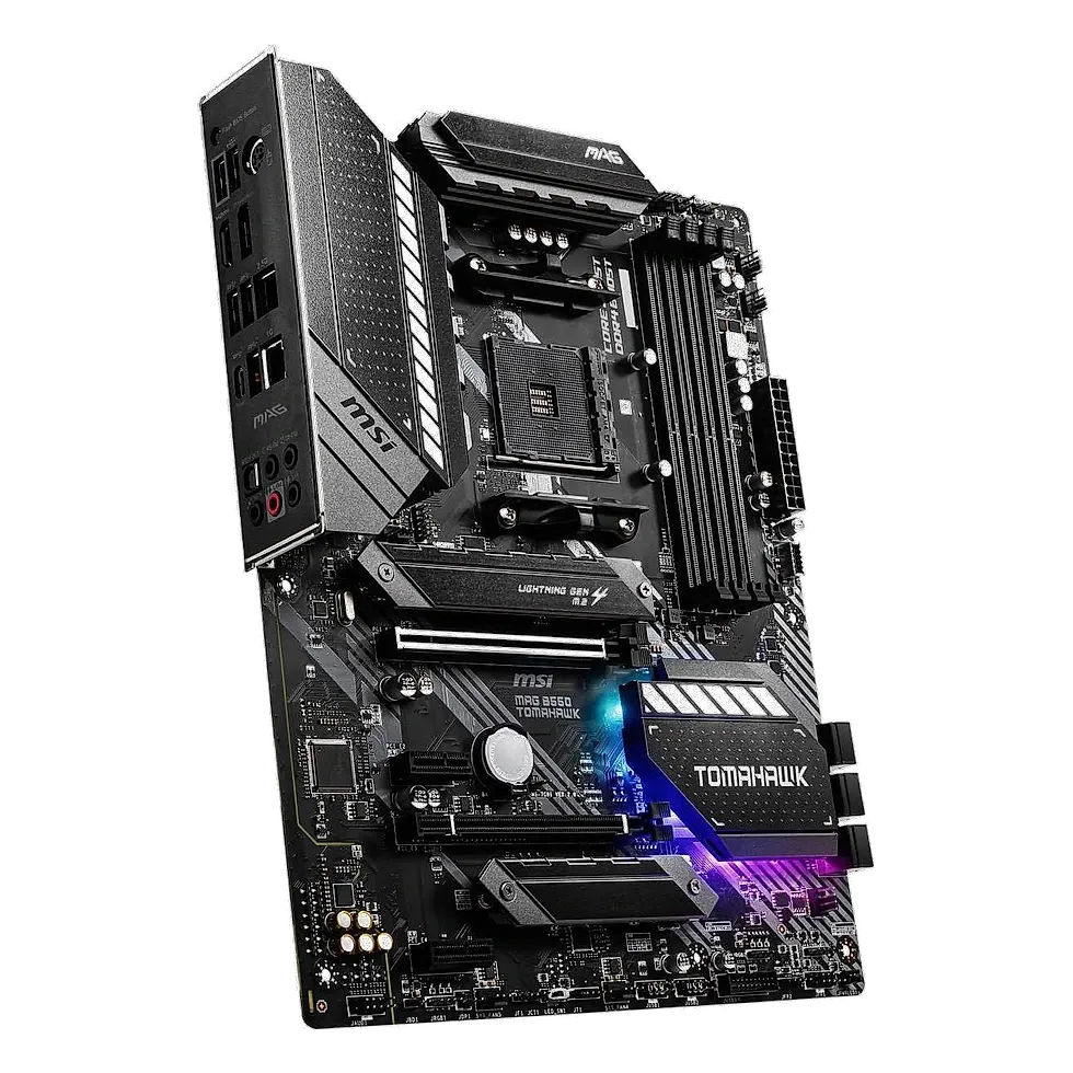 MSI MAG B550 Tomahawk placa-mãe ATX socket AM4 DDR4 com dissipadores de VRM e slot M.2