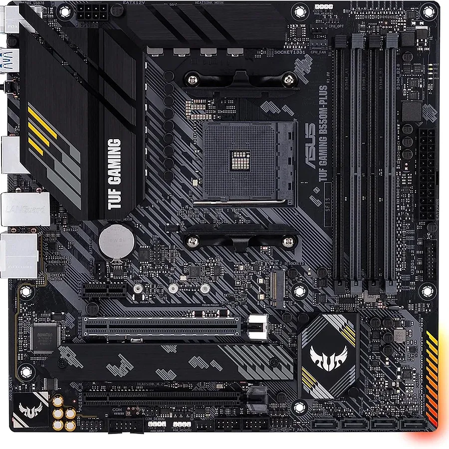 ASUS TUF Gaming B550M-Plus placa-mãe Micro-ATX socket AM4 DDR4 com slot M.2 e PCIe 4.0