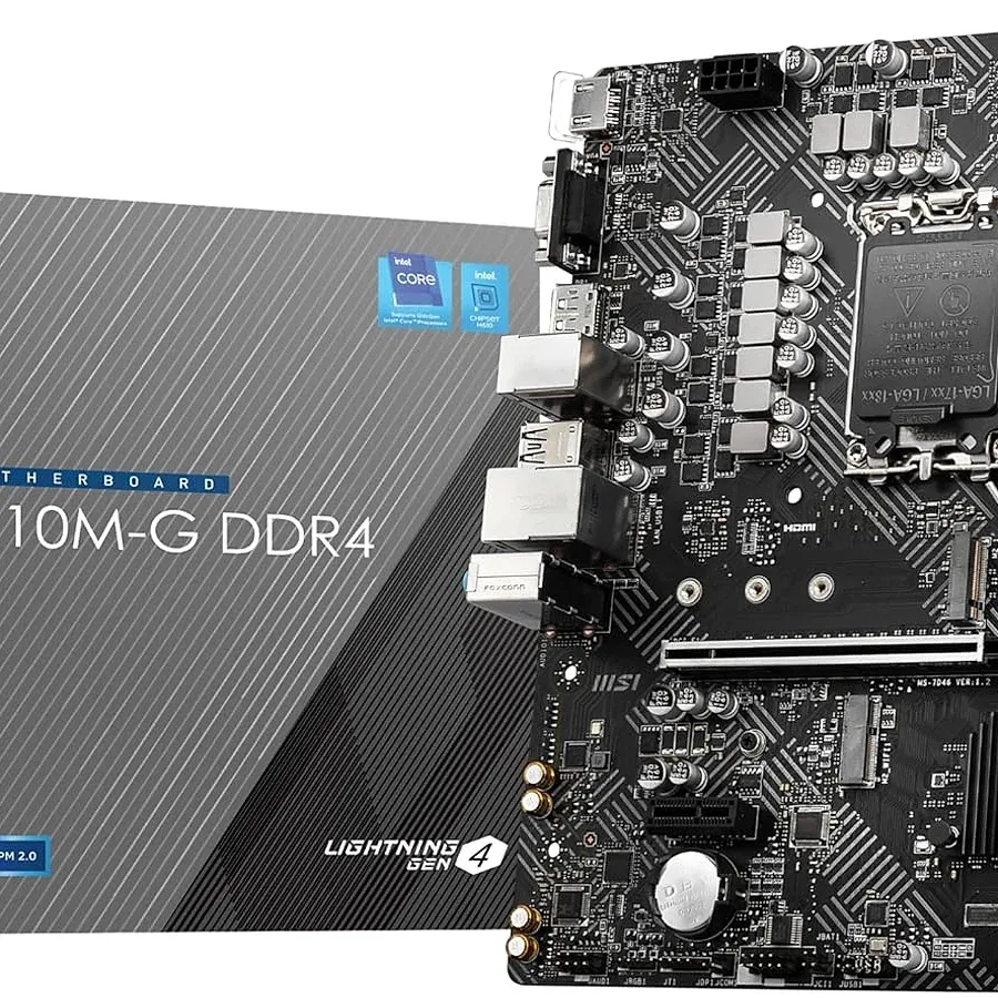 MSI PRO H610M-G DDR4 placa-mãe Micro-ATX LGA 1700 chipset H610 memória DDR4