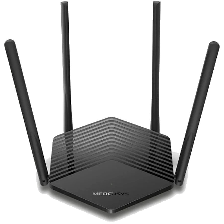 Mercusys MR60X roteador Wi-Fi 6 com design compacto e antenas fixas