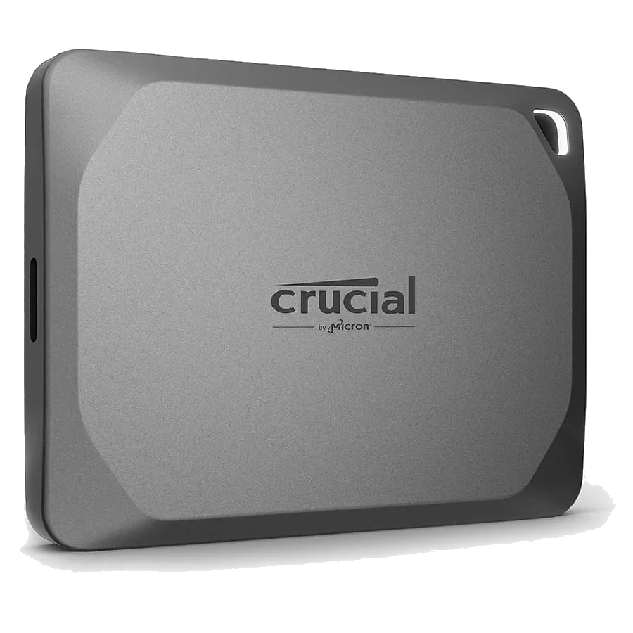Crucial X9 Pro 1TB SSD externo compacto em alumínio