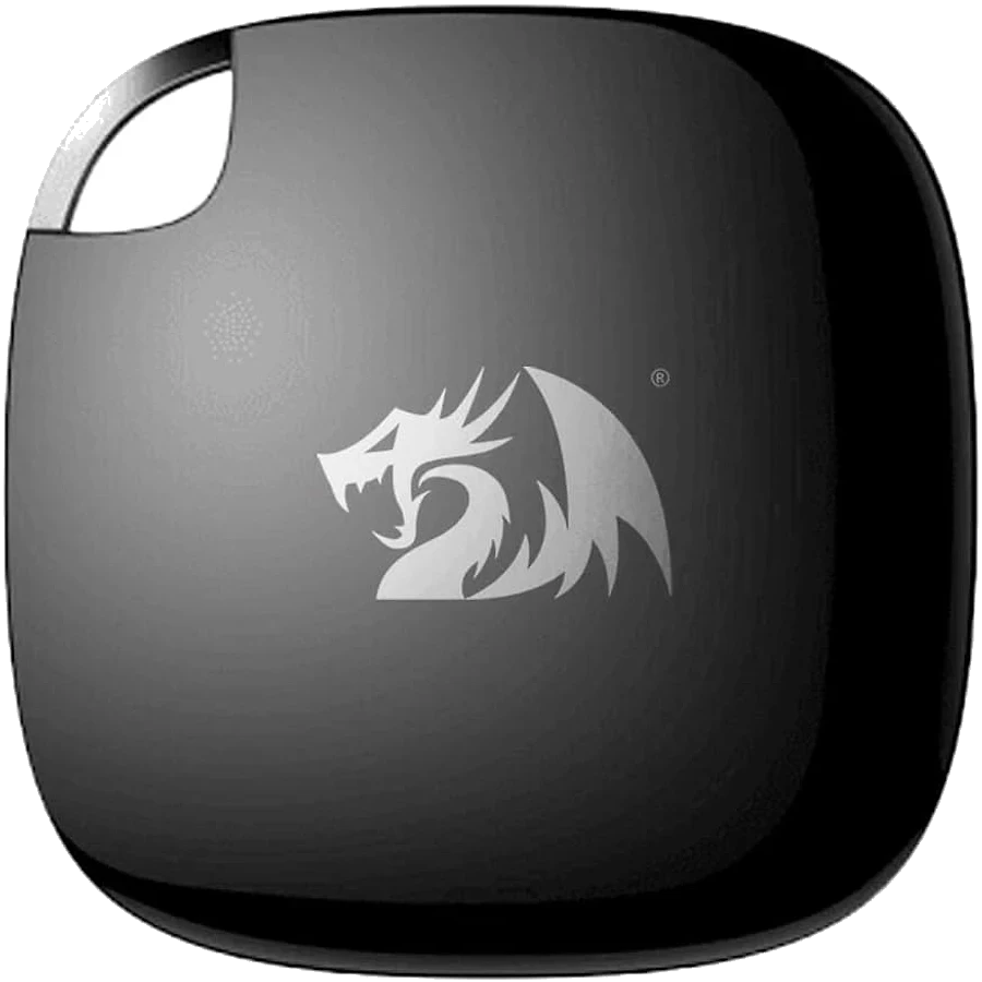 Redragon Ignis 1TB SSD externo com design gamer e iluminação lateral