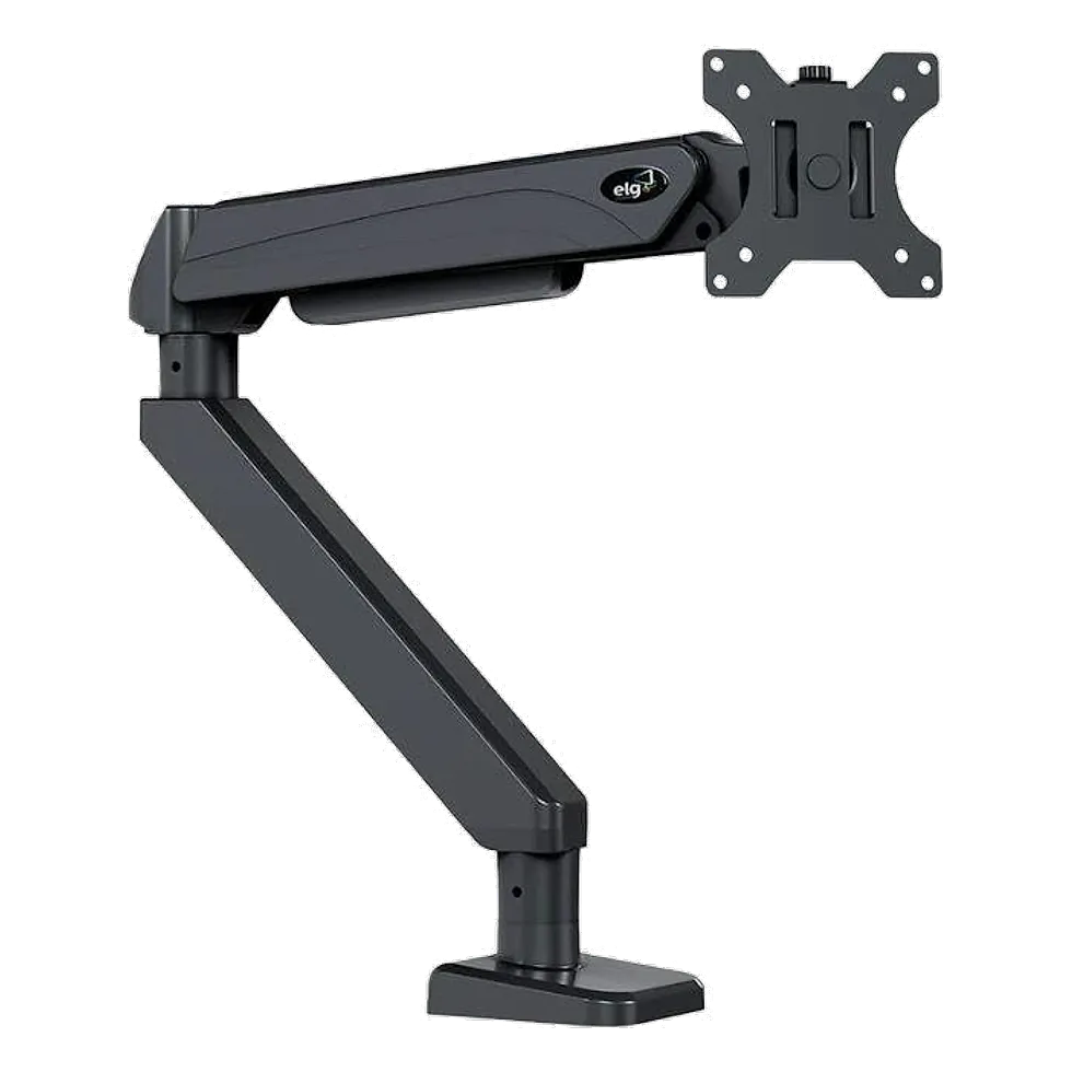 ELG F100MAX suporte articulado reforçado com pistão a gás para monitor grande ou TV