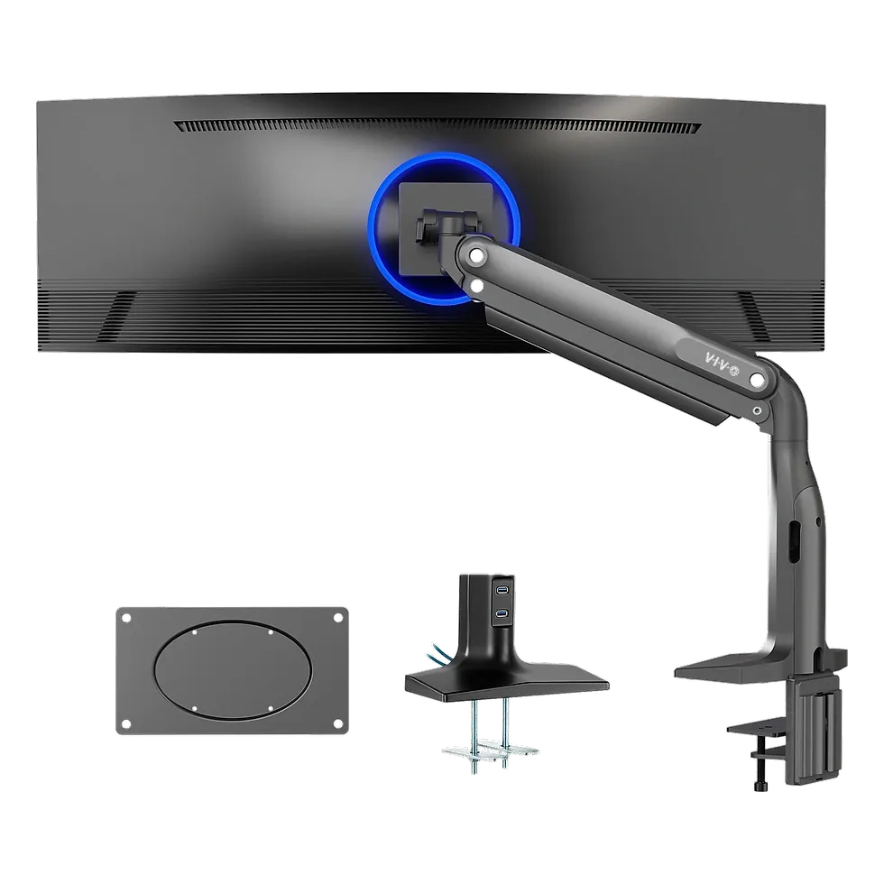 VIVO STAND-V100HU suporte de alumínio com adaptador VESA 200x100 para monitor ultrawide