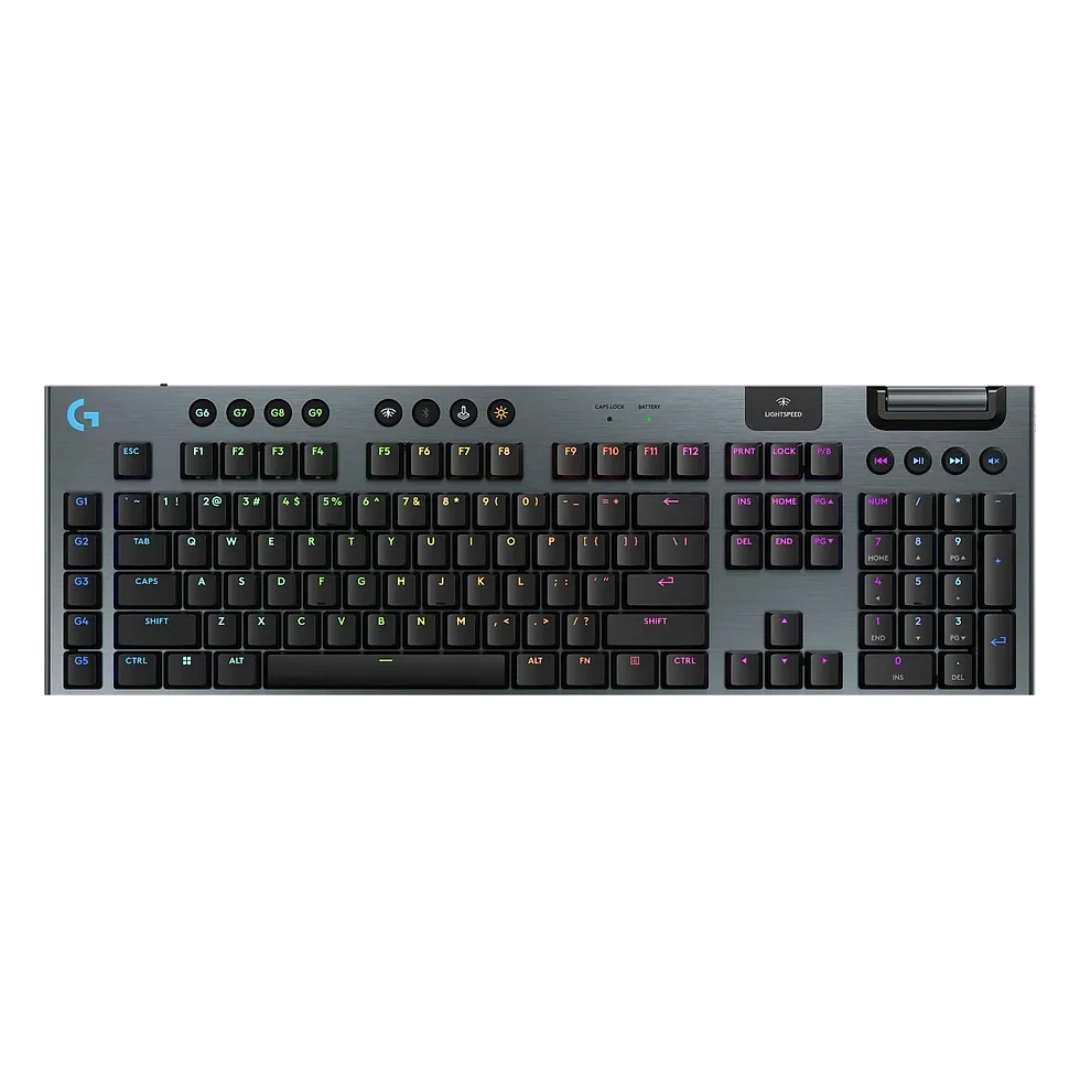 Logitech G915 X TKL LIGHTSPEED teclado mecânico baixo perfil sem fio com switch GL Tactile