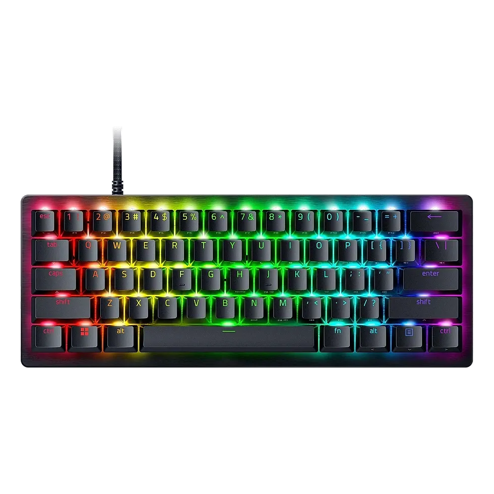 Razer Huntsman V3 Pro Mini teclado mecânico 60% óptico analógico com Snap Tap e PBT