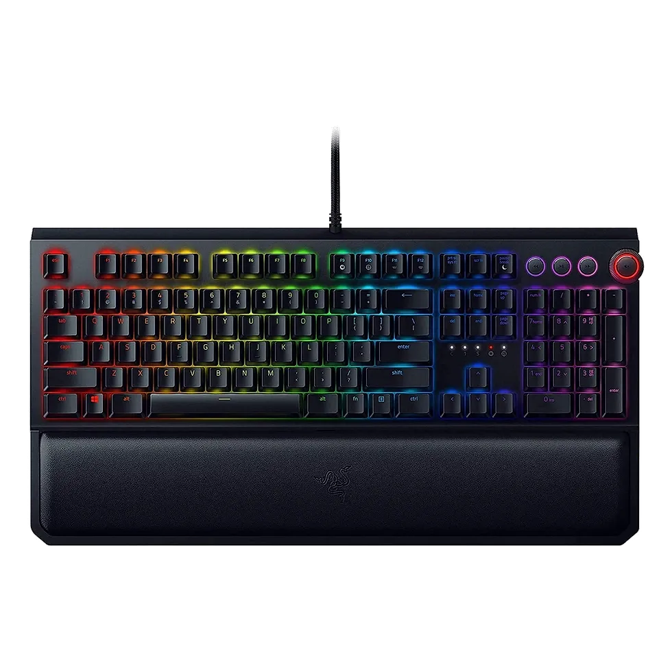 Razer BlackWidow Elite teclado mecânico full-size Orange tátil com descanso de pulso