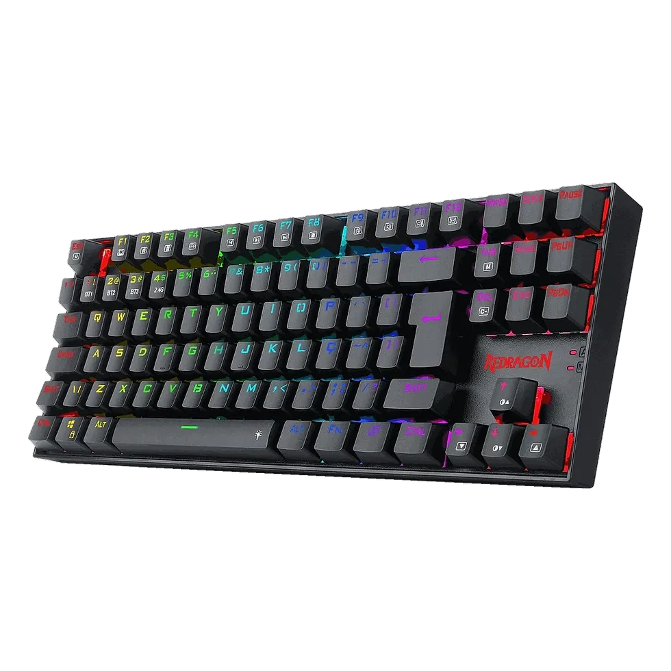 Redragon Kumara Pro Wireless teclado mecânico TKL sem fio com três modos switch Brown