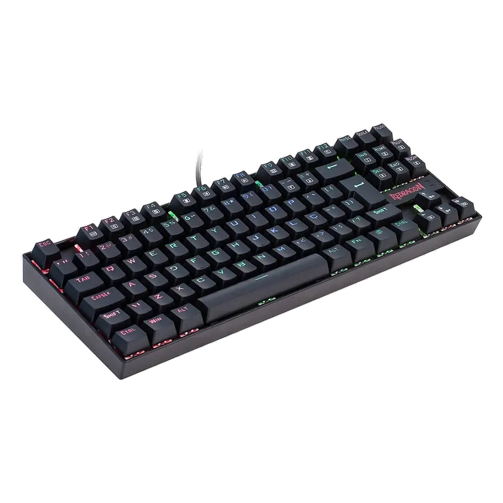 Redragon Kumara K552 teclado mecânico TKL com switch Outemu Brown tátil silencioso