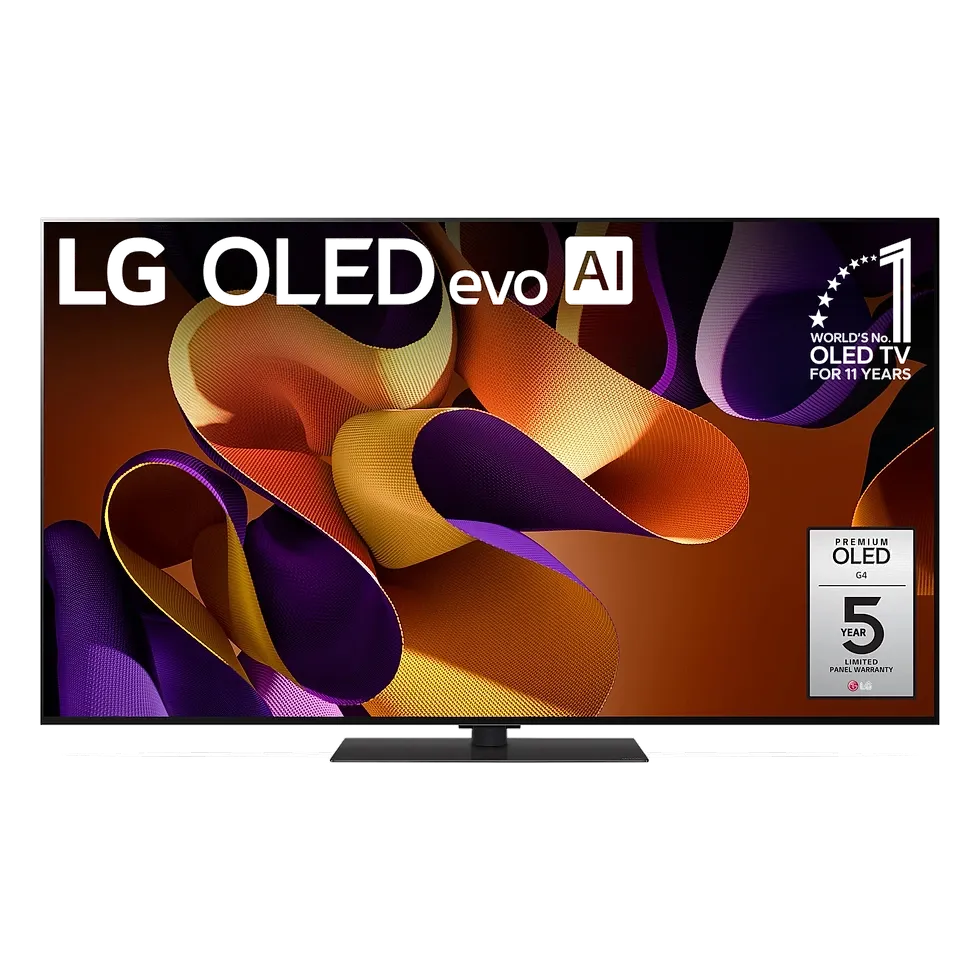 LG OLED G4 55 polegadas TV gamer OLED evo galeria com brilho máximo e processador AI 2024