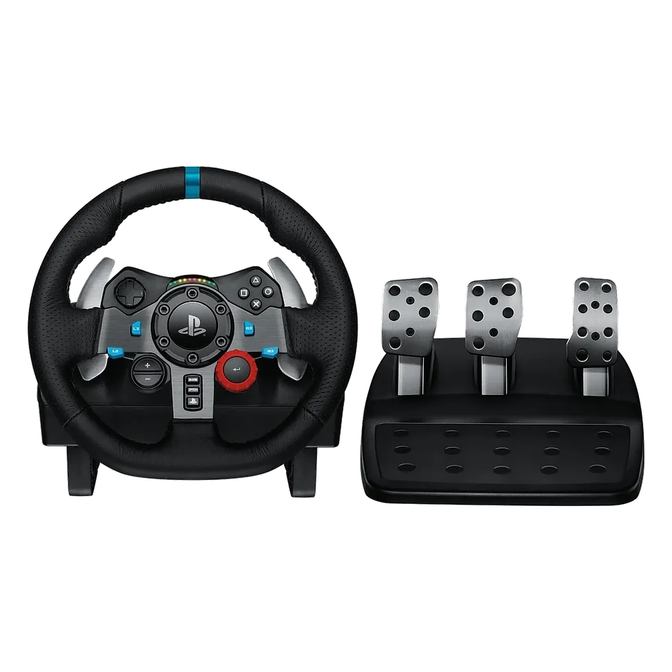 Logitech G29 Driving Force — 1º lugar para PS3 Logitech G29 Driving Force — volante e pedais para PS5/PS4/PS3/PC