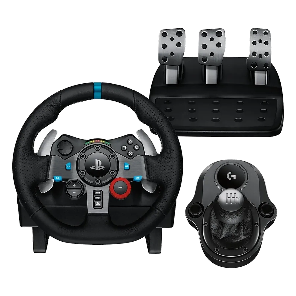 Combo Logitech G29 SE — 2º lugar Combo Logitech G29 SE Driving Force — volante, pedais e câmbio H-Pattern