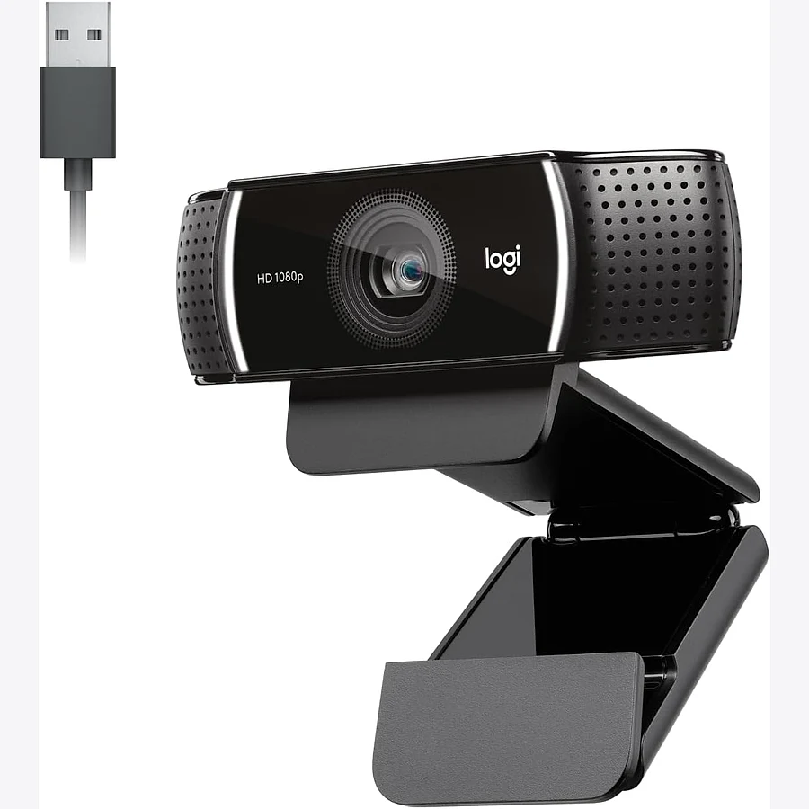 Logitech C922 Pro Stream webcam para live com suporte a 720p60 e remoção de fundo