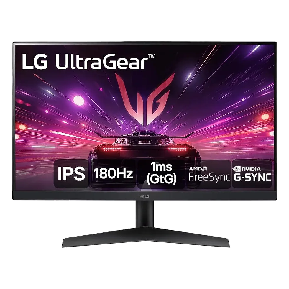 LG UltraGear 24GS60F-B monitor gamer 24 polegadas Full HD 180Hz painel IPS 1ms