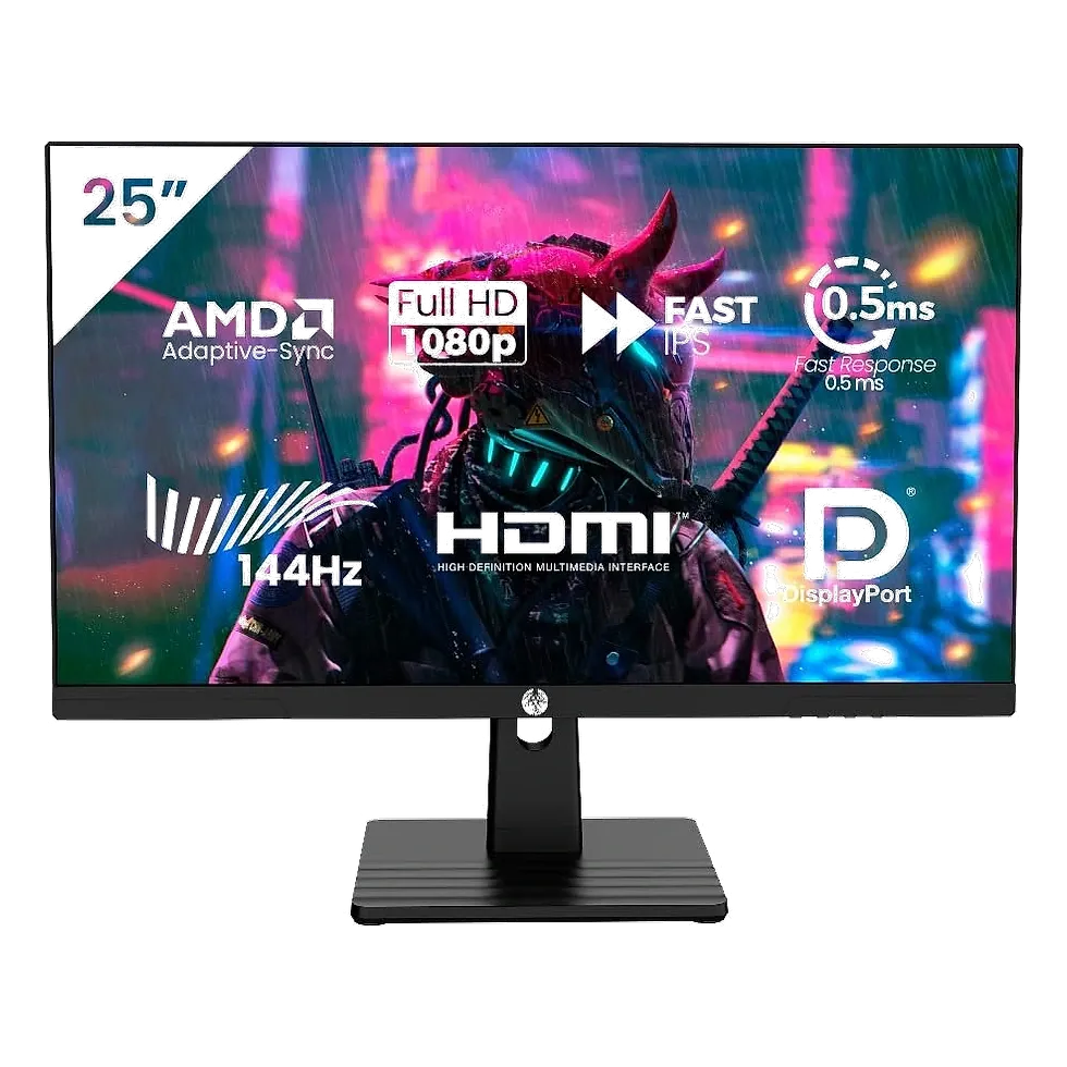 Haiz HZ-LM25GM monitor gamer 25 polegadas Full HD 144Hz IPS 0,5ms com Adaptive Sync