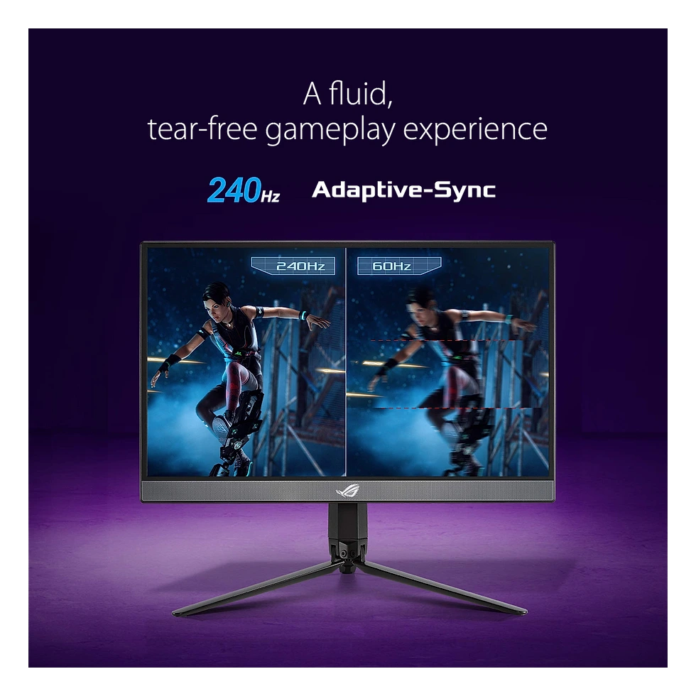 ASUS ROG Strix XG17AHP de 17,3 polegadas Full HD 240Hz com tripé portátil