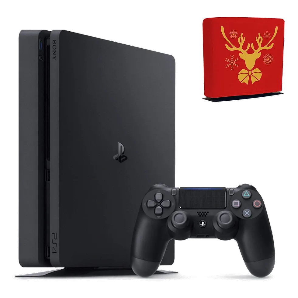 PlayStation 4 Slim 1TB modelo Jet Black com controle DualShock