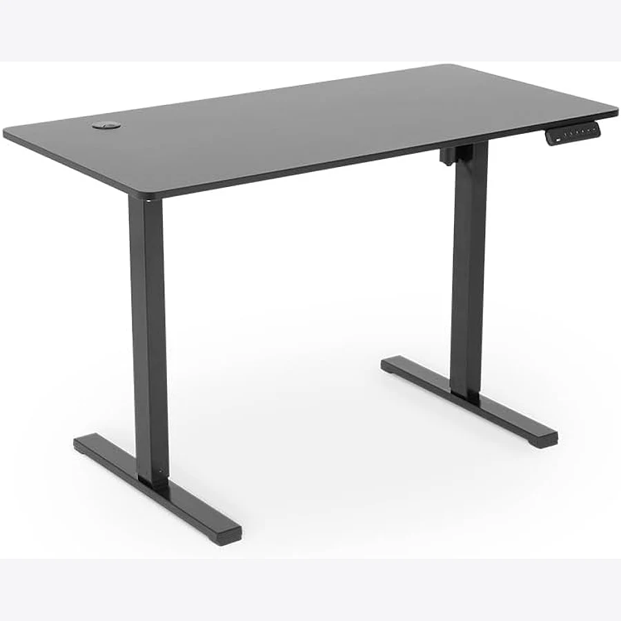 Mesa gamer DT3 Sports F40 com tampo em MDF, pés de aço quadrado e grommet de cabos