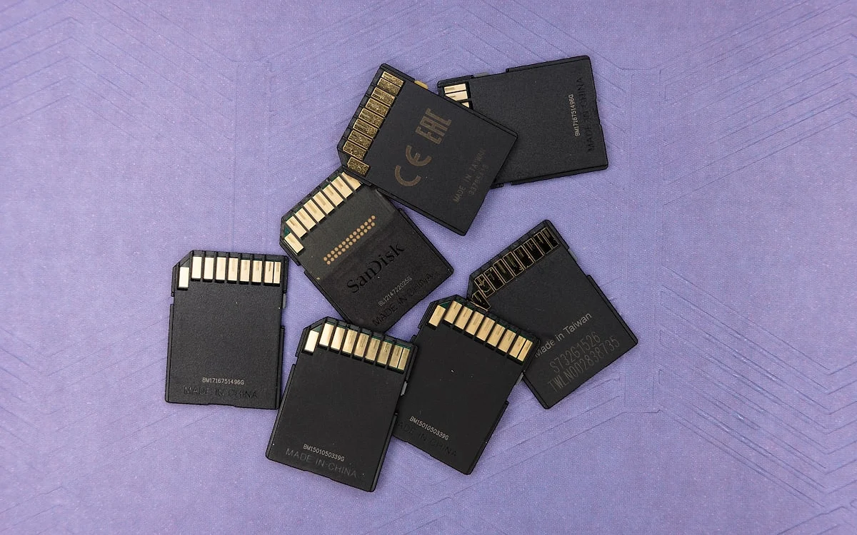 Comparação de velocidade entre microSD Express PCIe NVMe e microSD UHS-I convencional