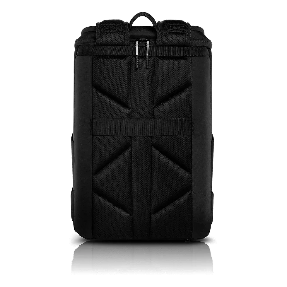 Mochila Dell Gaming 140T preta com painel frontal refletivo e capa de chuva integrada