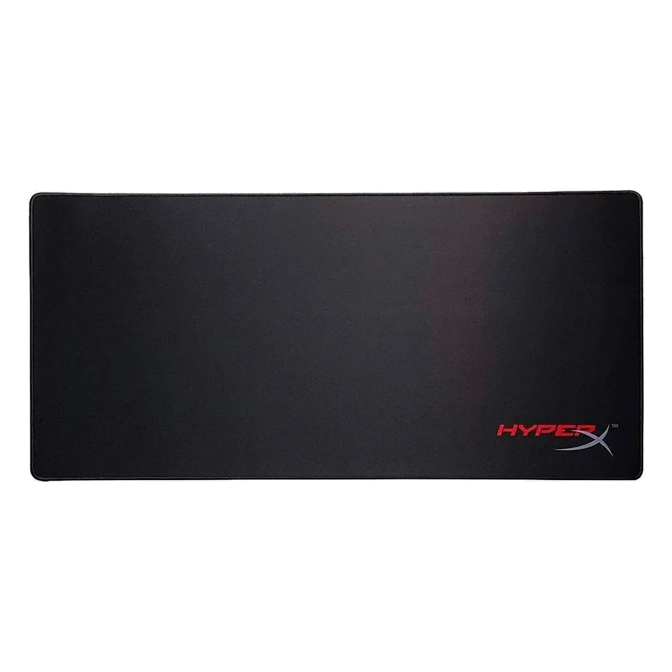 HyperX Fury S XL mousepad gamer 900x420mm preto com borda costurada e base de borracha