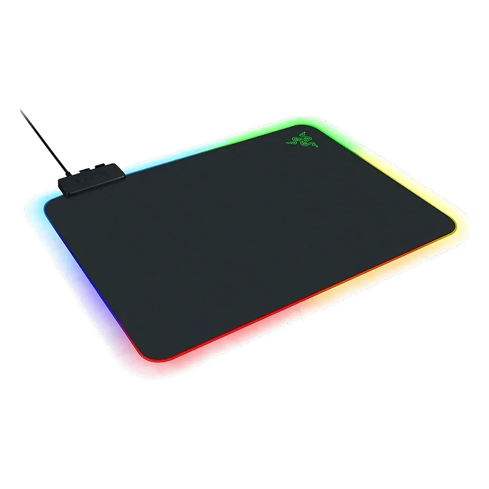 Razer Firefly V2 Hard mousepad rígido RGB com borda Chroma e gerenciamento de cabo USB-C