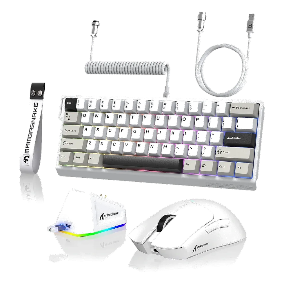 Attack Shark — X11 + X60HE Combo Teclado Mecânico Wireless