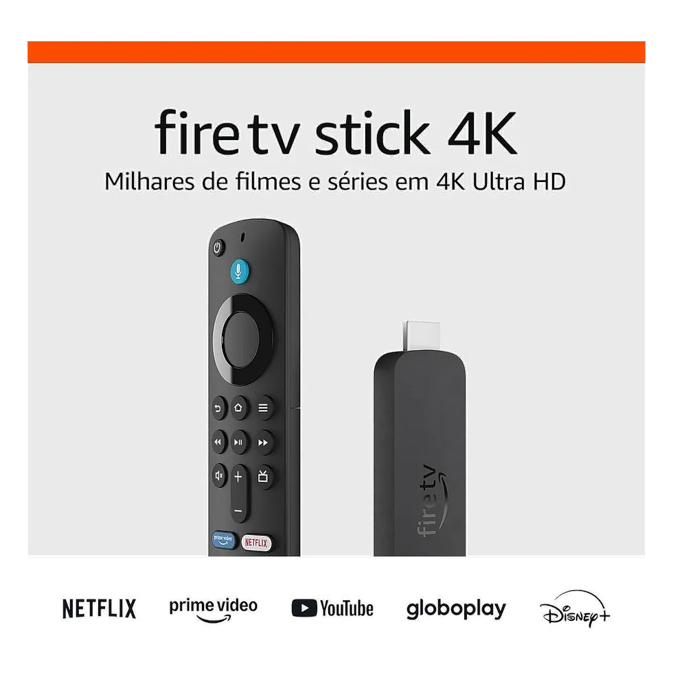 Fire TV Stick 4K da Amazon com controle Alexa para jogos em nuvem