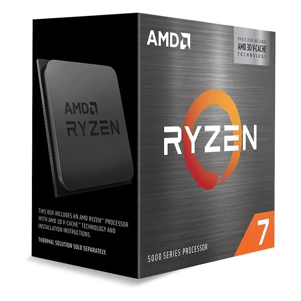Processador AMD Ryzen 7 5700X3D AM4 com tecnologia 3D V-Cache para jogos
