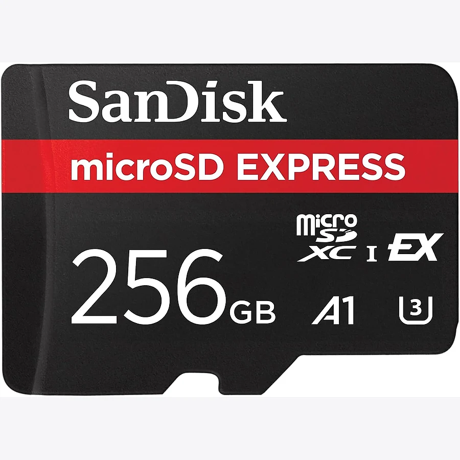 SanDisk microSD Express 256GB — cartão de armazenamento PCIe 3.1 NVMe para Nintendo Switch 2