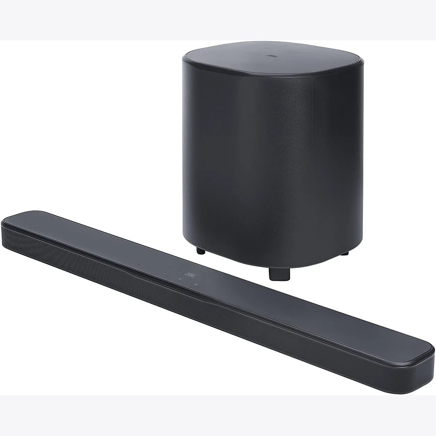 JBL Bar 300 soundbar 5.0 sem subwoofer com MultiBeam e drivers up-firing para Dolby Atmos