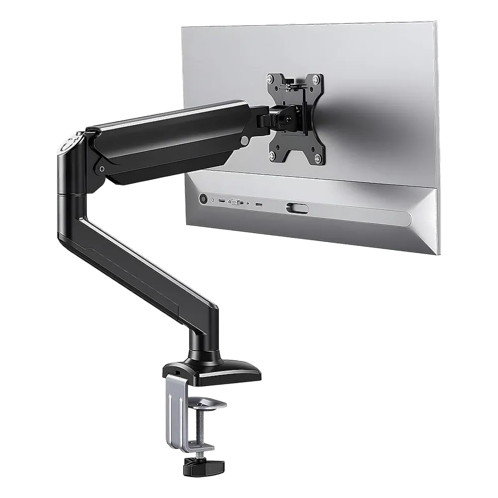 Suporte articulado de mesa com braço e grampo para monitor com capacidade de até 10 kg