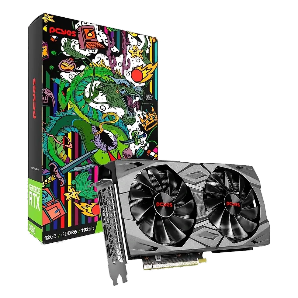 NVIDIA GeForce RTX 3060 12GB placa de vídeo para PC gamer seminova