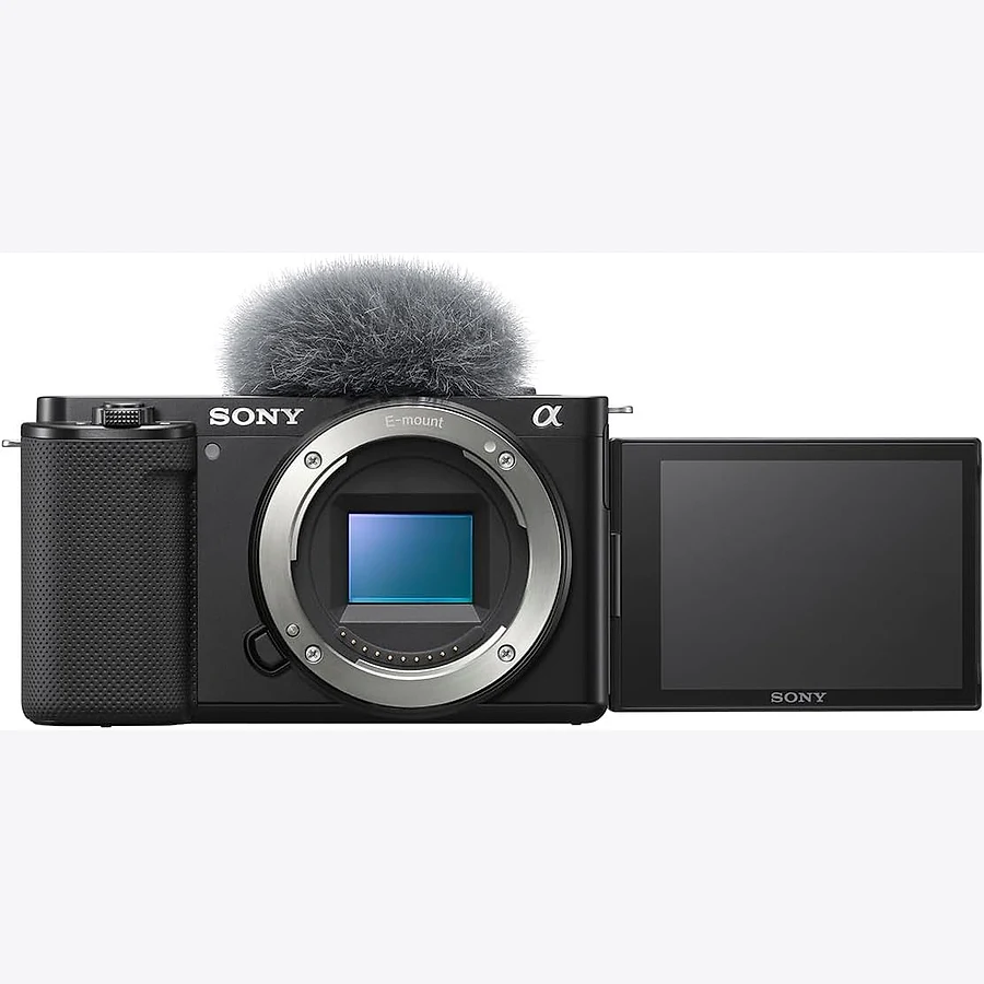 Sony ZV-E10 câmera mirrorless APS-C para vlog e streaming com lente intercambiável