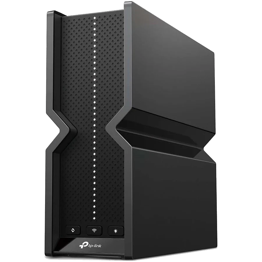 Roteador TP-Link Archer BE550 Wi-Fi 7 com design compacto e antenas internas