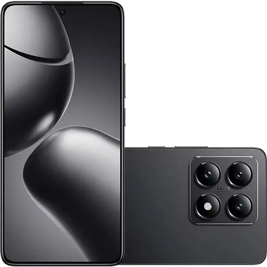 Xiaomi 14T 5G em preto com câmera Leica e processador Dimensity 9300 para jogos pesados