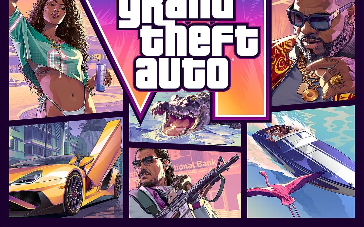 Gameplay de GTA 6: o que já sabemos Setup gamer escuro com console e controle apontados para a tela antes de iniciar uma partida