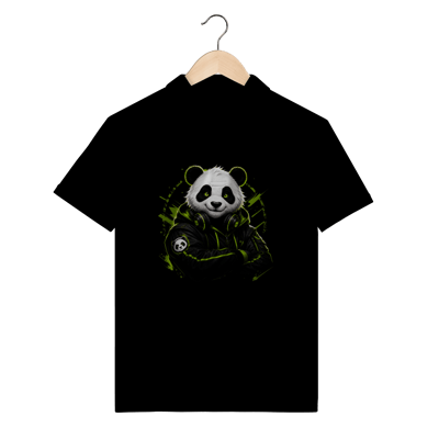 Polo Panda Largo Mascote Gamer