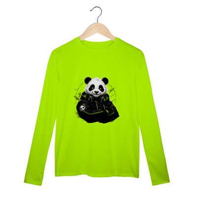 Camisa Manga Longa Sport Dry UV Panda Largo