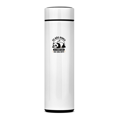 Garrafa Térmica Inox Panda Largo Divertida – Eu Não Ronco