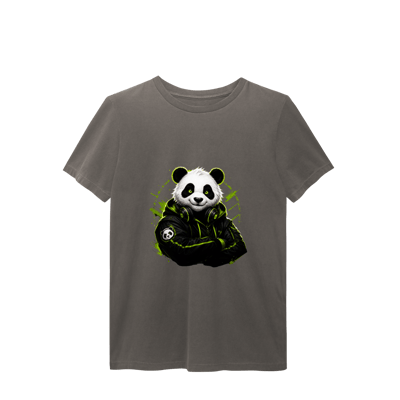 Camiseta T-Shirt Estonada Panda Largo
