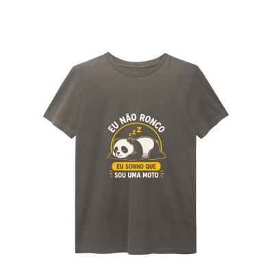 Camiseta Masculina Estonada Panda Largo Divertida – Eu Não Ronco