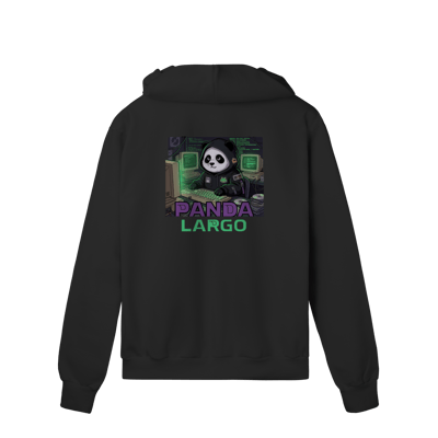 Jaqueta de Moletom Masculina com Zíper Panda Largo Geek Dev